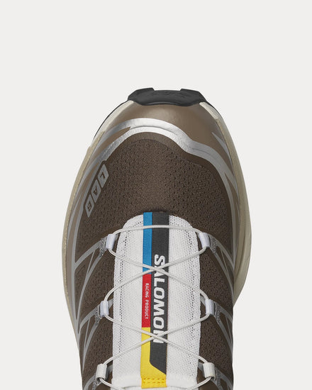 Salomon XT-6 Earth Brown / Walnut Low Top Sneakers - 5