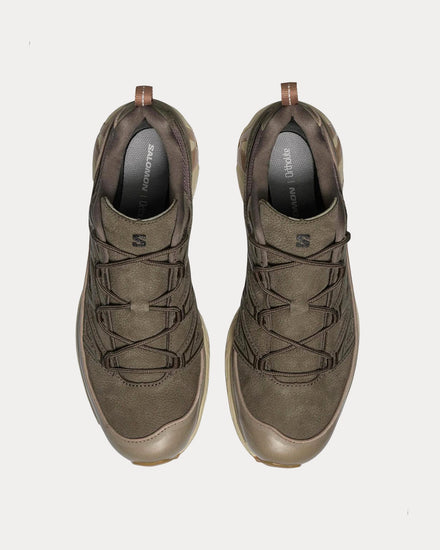 Salomon XT-6 Expanse Leather Bungee Cord / Wren / Almond Milk Low Top Sneakers - 2