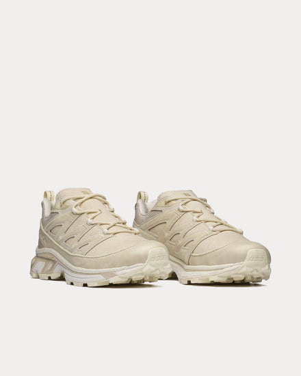 Salomon XT-6 Expanse Leather Vanilla Ice / Almond Milk / Transparent Yellow Low Top Sneakers - 3