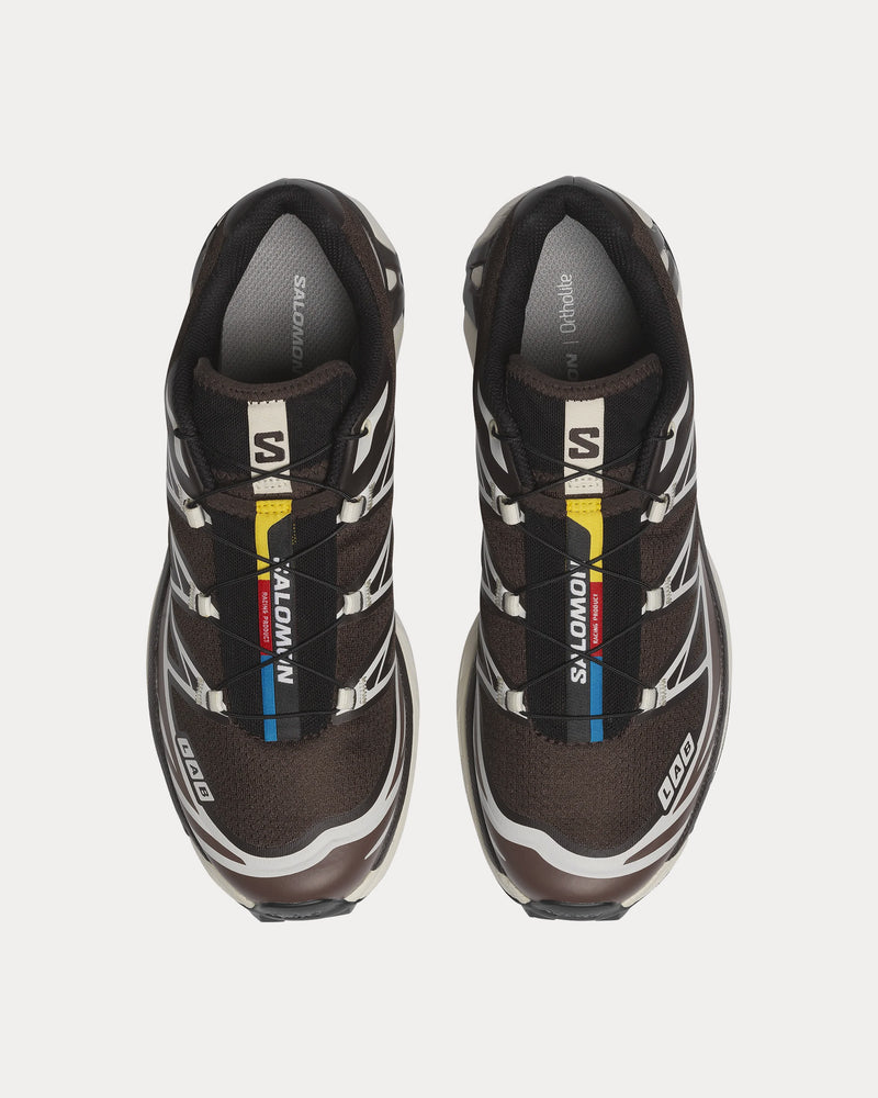 Salomon XT-6 Black Coffee / French Roast Low Top Sneakers - 2