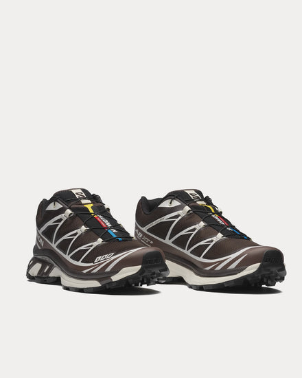 Salomon XT-6 Black Coffee / French Roast Low Top Sneakers - 3