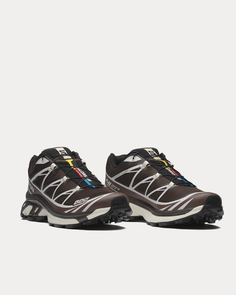 Salomon XT-6 Black Coffee / French Roast Low Top Sneakers - 3