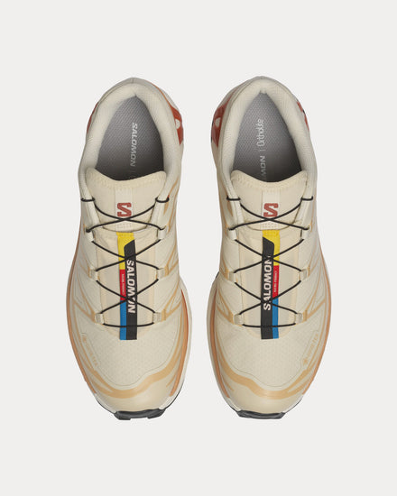 Salomon XT-6 Gore-Tex Almond Milk / Soft Clay / Burnt Ochre Low Top Sneakers - 2