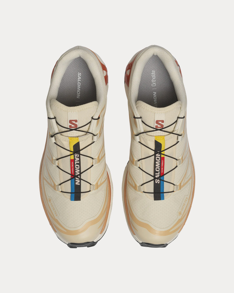 Salomon XT-6 Gore-Tex Almond Milk / Soft Clay / Burnt Ochre Low Top Sneakers - 2