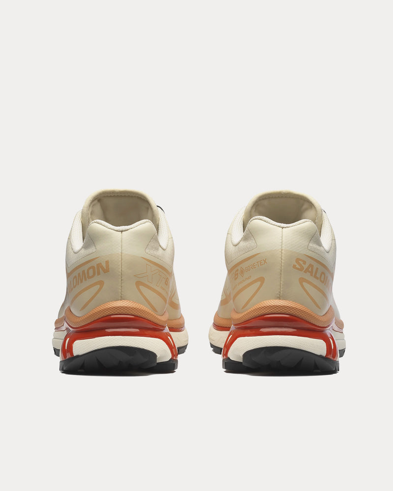 Salomon XT-6 Gore-Tex Almond Milk / Soft Clay / Burnt Ochre Low Top Sneakers - 4