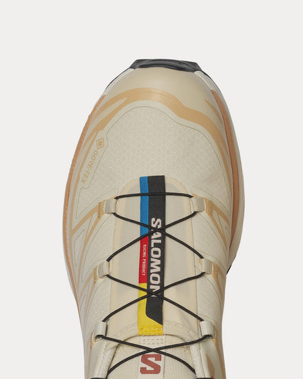 Salomon XT-6 Gore-Tex Almond Milk / Soft Clay / Burnt Ochre Low Top Sneakers - 5