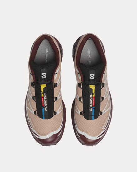 Salomon XT-6 Gore-Tex Mahogany Rose / Tawny Port / Black Low Top Sneakers - 2