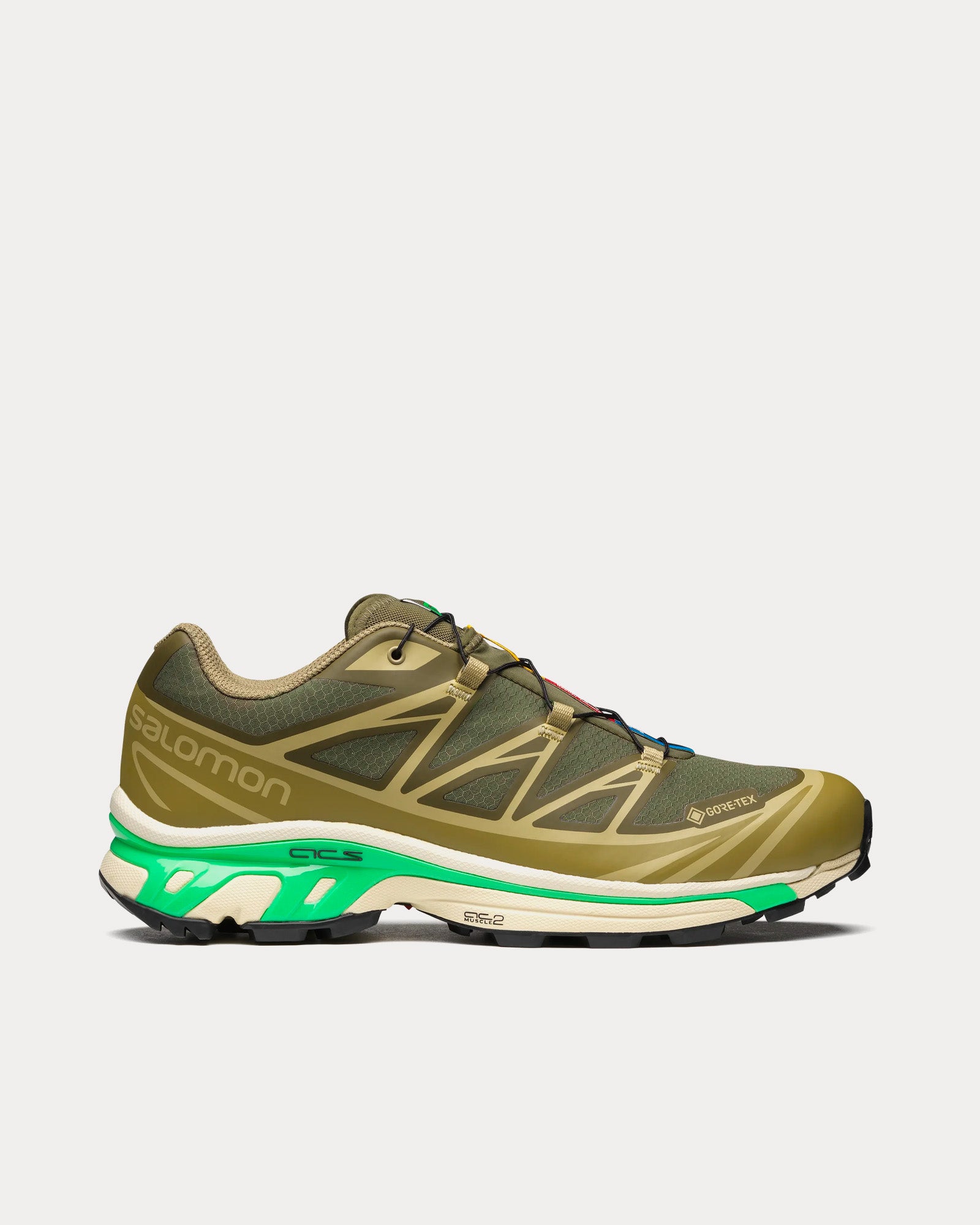 Salomon Unisex XT-6 Gore-Tex Olive Night / Dried Herb / Almond