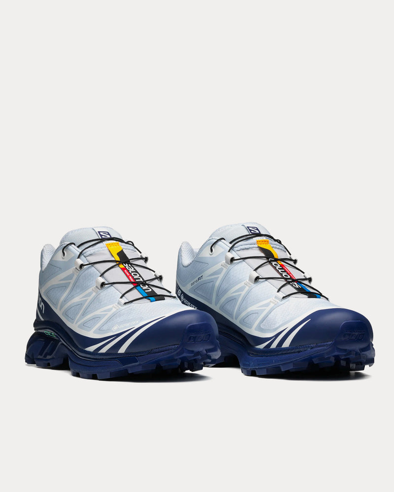 Salomon XT-6 Gore-Tex Blue Print / Heather / White Low Top Sneakers - 3