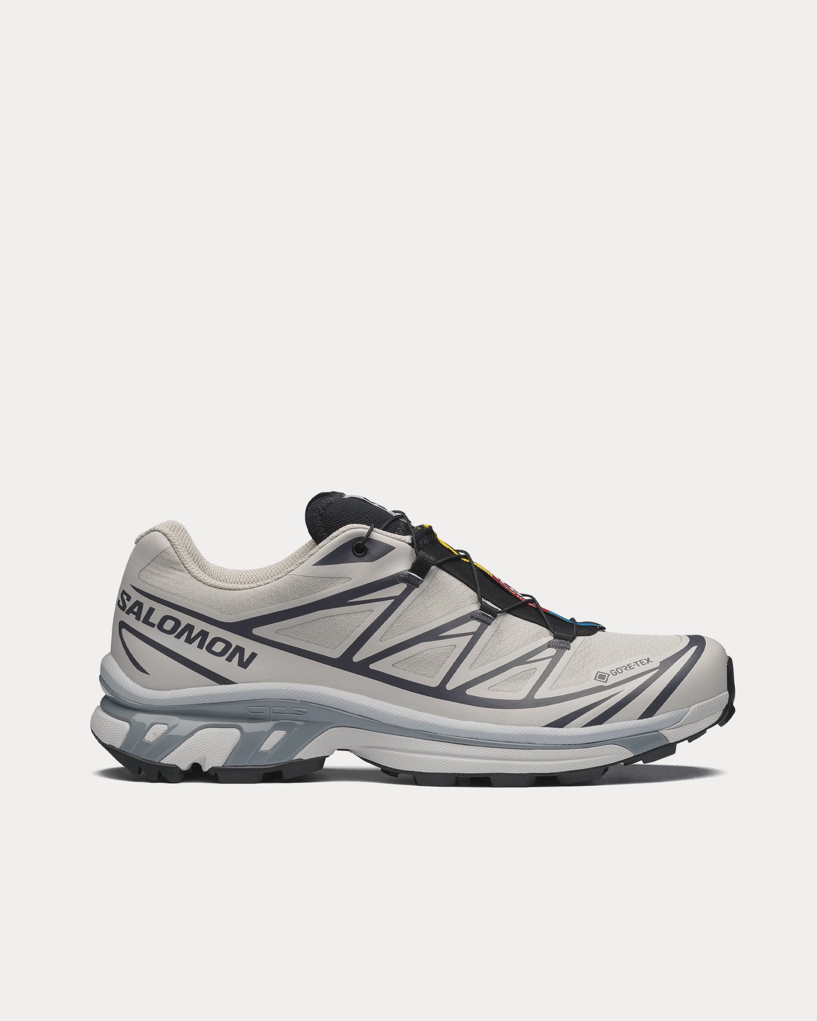 Salomon Unisex XT-6 Gore-Tex Silver Cloud / Black Low Top Sneakers