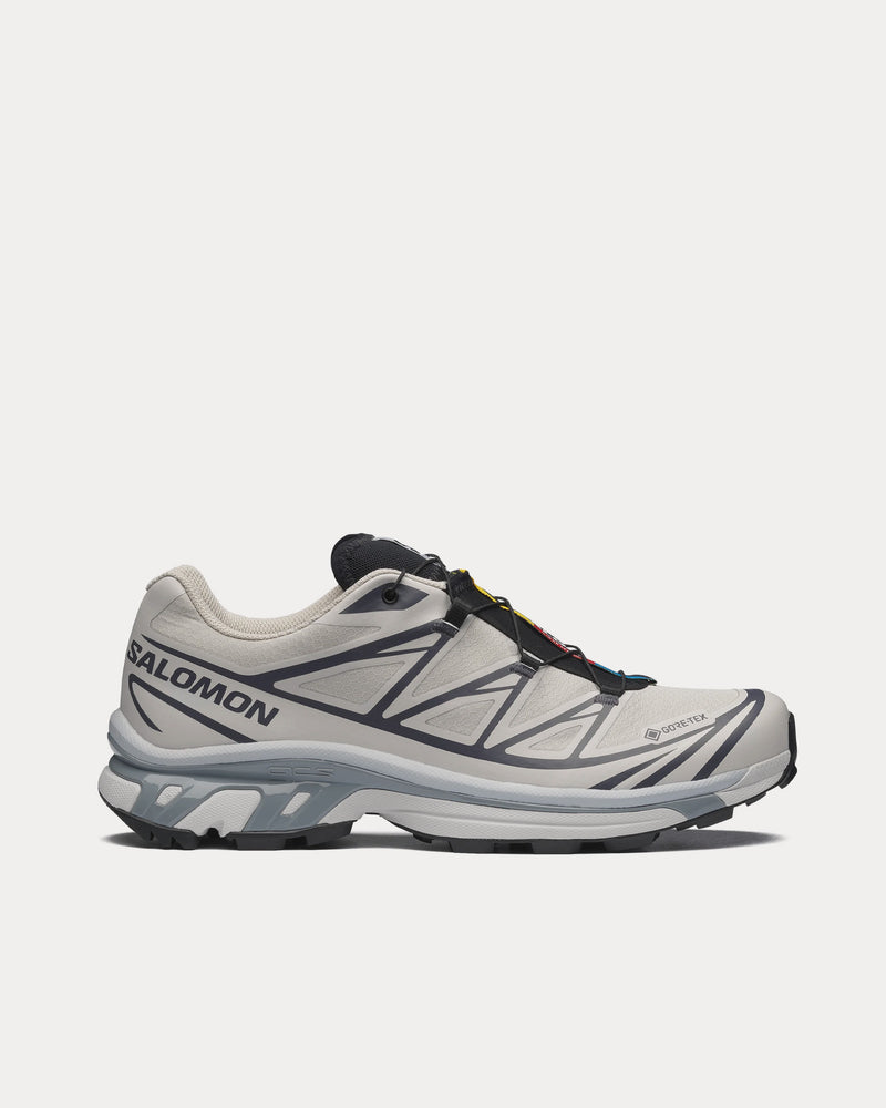 Salomon Unisex XT-6 Gore-Tex Silver Cloud / Black Low Top Sneakers