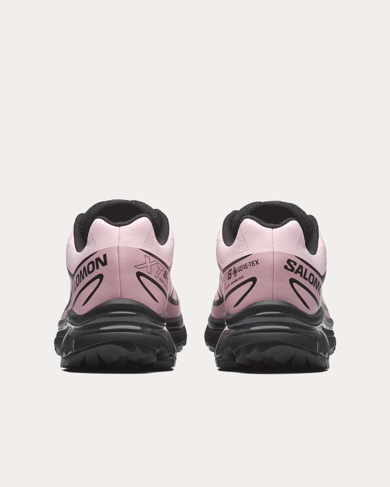 Salomon Unisex XT-6 Gore-Tex Black / Icy Pink / Dawn Pink Top Sneakers