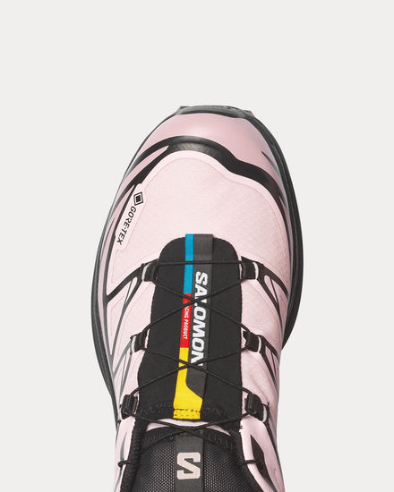 Salomon XT-6 Gore-Tex Black / Icy Pink / Dawn Pink Top Sneakers - 6