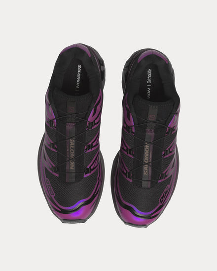 Salomon XT-6 'Iridescent' Black / Hollyhock / Plum Perfect Low Top Sneakers - 2