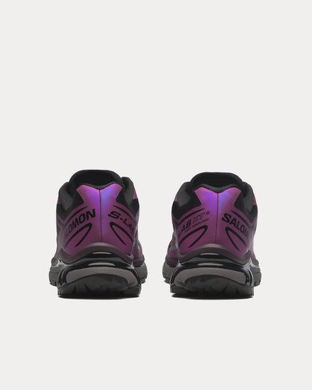Salomon XT-6 'Iridescent' Black / Hollyhock / Plum Perfect Low Top Sneakers - 4