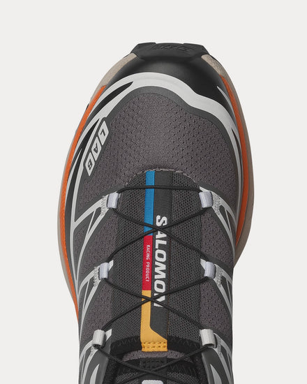 Salomon XT-6 Pewter / Black Low Top Sneakers - 5
