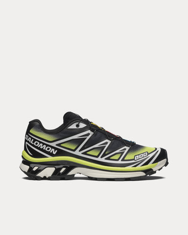 Salomon XT-6 Skyline Black / Maritime Blue / Sharp Green Low Top Sneakers