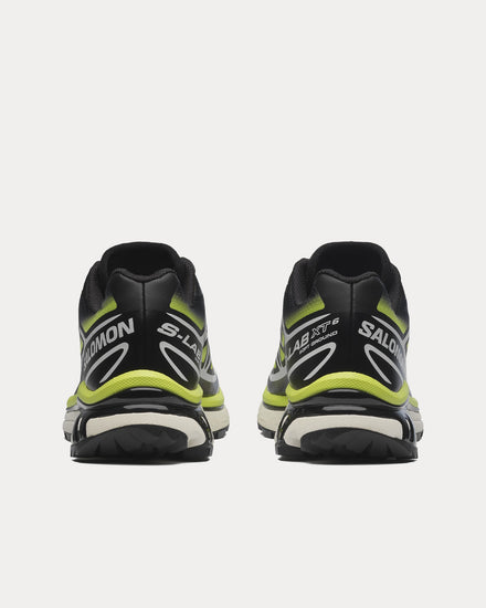Salomon XT-6 Skyline Black / Maritime Blue / Sharp Green Low Top Sneakers - 4