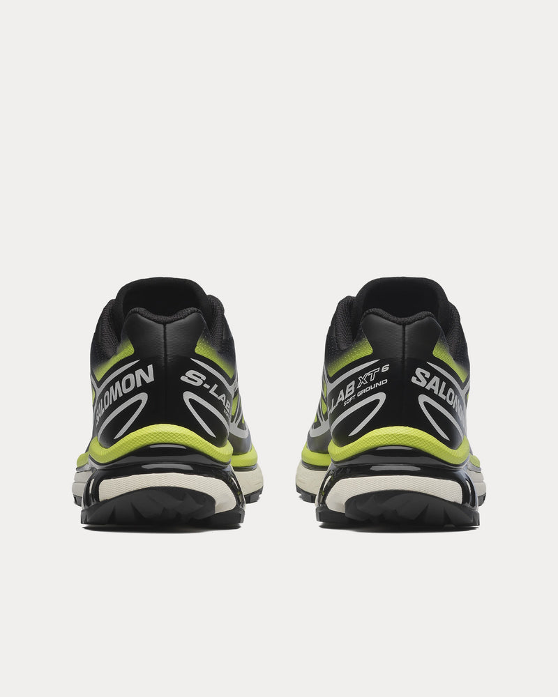 Salomon XT-6 Skyline Black / Maritime Blue / Sharp Green Low Top Sneakers - 4