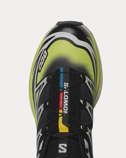 Salomon XT-6 Skyline Black / Maritime Blue / Sharp Green Low Top Sneakers - 5