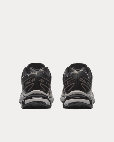 Salomon XT-6 Stormshade Black / Dark Gull Gray / Paloma Low Top Sneakers - 4