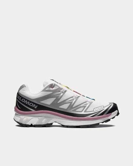 Salomon XT-6 White / Black Low Top Sneakers - 1