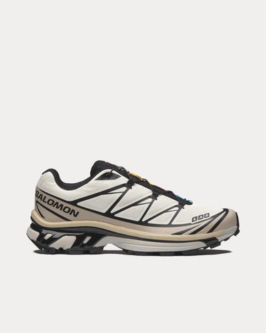 Salomon XT-6 Vanilla Ice / Black / Silver Cloud Low Top Sneakers