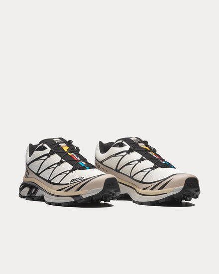 Salomon XT-6 Vanilla Ice / Black / Silver Cloud Low Top Sneakers - 3