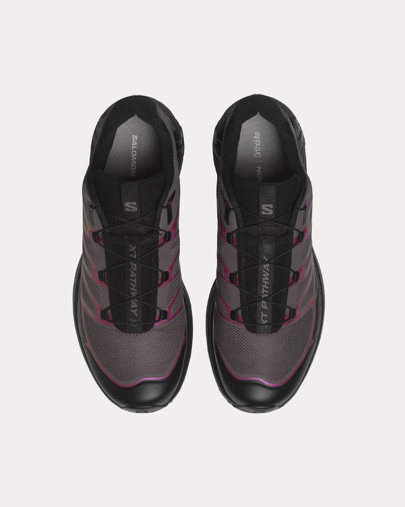 Salomon XT-Pathway 2 'Iridescent' Black / Hollyhock / Plum Perfect Low Top Sneakers - 2