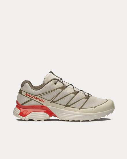 Salomon XT-Pathway 2 Rainy Day / Stone Gray / Cherry Tomato Low Top Sneakers - 1