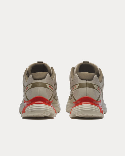Salomon XT-Pathway 2 Rainy Day / Stone Gray / Cherry Tomato Low Top Sneakers - 4