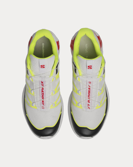 Salomon XT-Pathway 2 White / Safety Yellow / Fiery Red Low Top Sneakers - 2