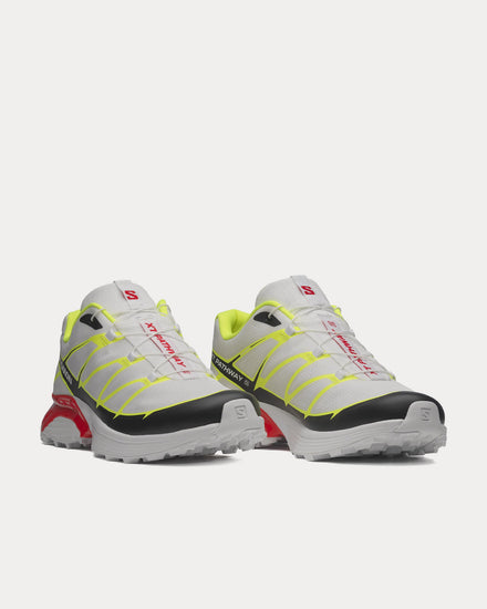Salomon XT-Pathway 2 White / Safety Yellow / Fiery Red Low Top Sneakers - 3