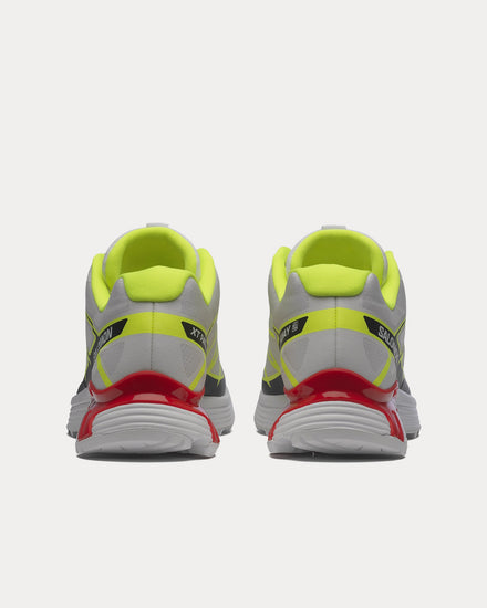 Salomon XT-Pathway 2 White / Safety Yellow / Fiery Red Low Top Sneakers - 4
