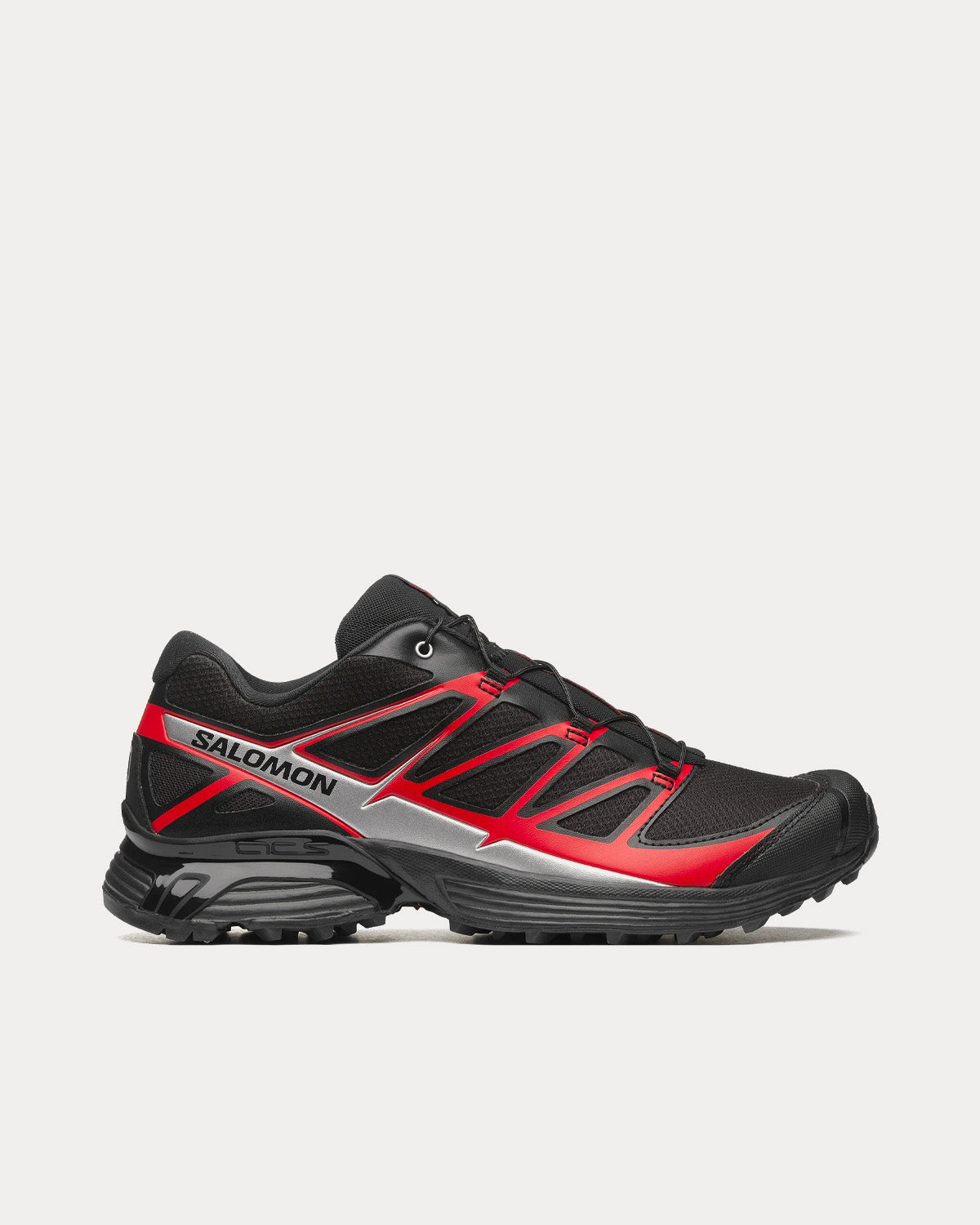 Salomon Men\'s Black and Red Athletic Shoes Trail shoes Salomon S-LAB SPEEDCROSS BLACK/RACING RED  main image 4