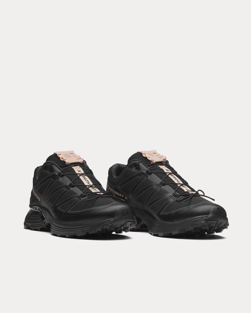 Salomon XT-Pathway 2 'Satin' Black / Black / Mahogany Rose Low Top Sneakers - 3