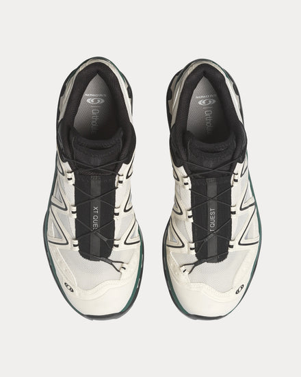 Salomon XT-Quest Vanilla Ice / Black / Bistro Green Low Top Sneakers - 2