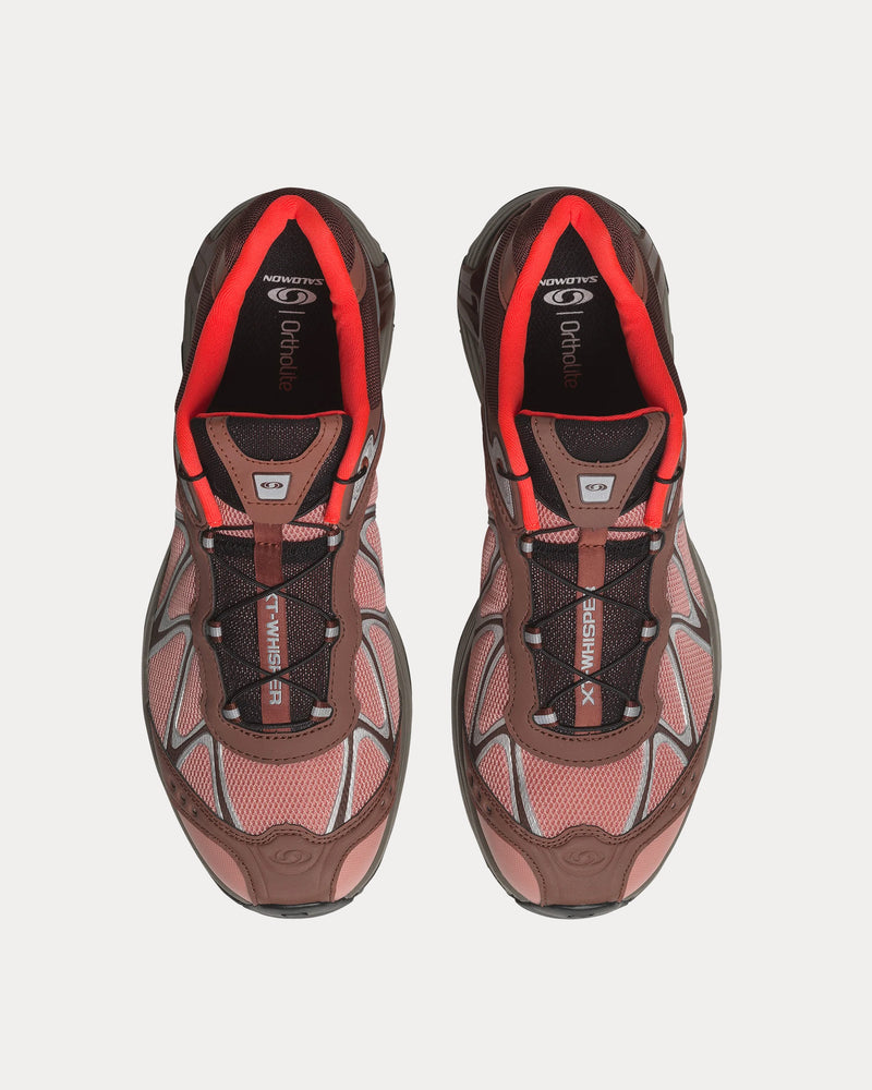 Salomon XT-Whisper Henna / Tawny Port / Neon Flame Low Top Sneakers - 2