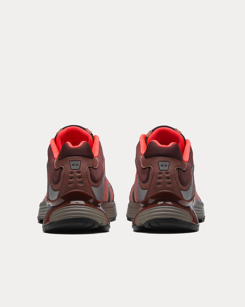 Salomon XT-Whisper Henna / Tawny Port / Neon Flame Low Top Sneakers - 4