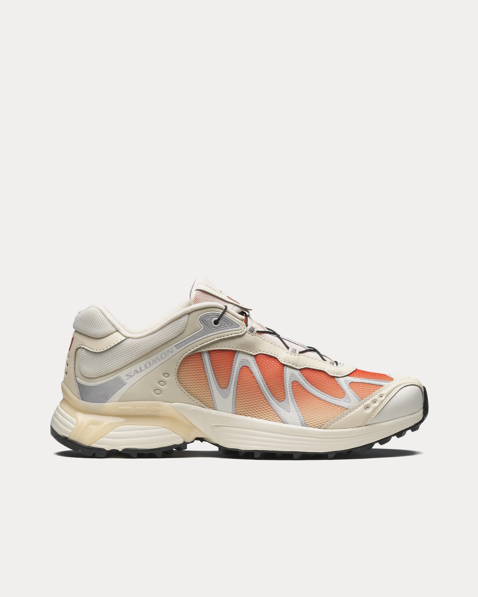 未使用 SALOMON XT-WHISPER スニーカー サロモン 477617 Shortbread/Res Orange/Ftw Slver 25cm （4496M） Salomon Unisex XT-Whisper Shortbread / Red Orange / Ftw Silver Low