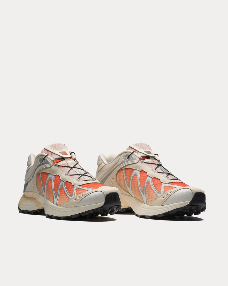 Salomon XT-Whisper Shortbread / Red Orange / Ftw Silver Low Top Sneakers - 3