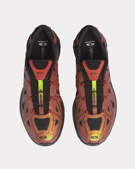 Salomon XT-Whisper Void Chili / Black / Acid Lime Low Top Sneakers - 2