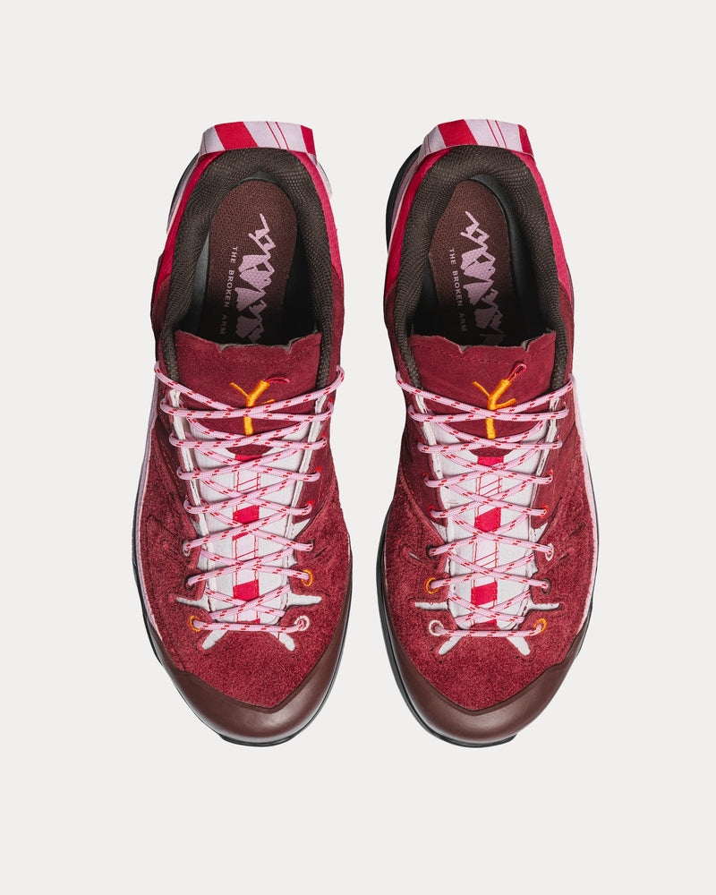 Salomon x The Broken Arm X-Désalpes GORE-TEX Biking Red / Lilac Sachet / Fiery Red Low Top Sneakers - 2