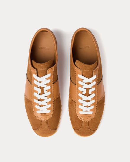 Sandro Leather & Suede Brown Low Top Sneakers - 2