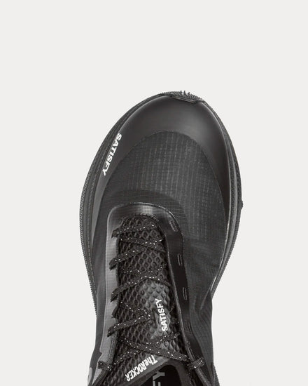 Satisfy TheROCKER Jet Black Running Shoes - 5