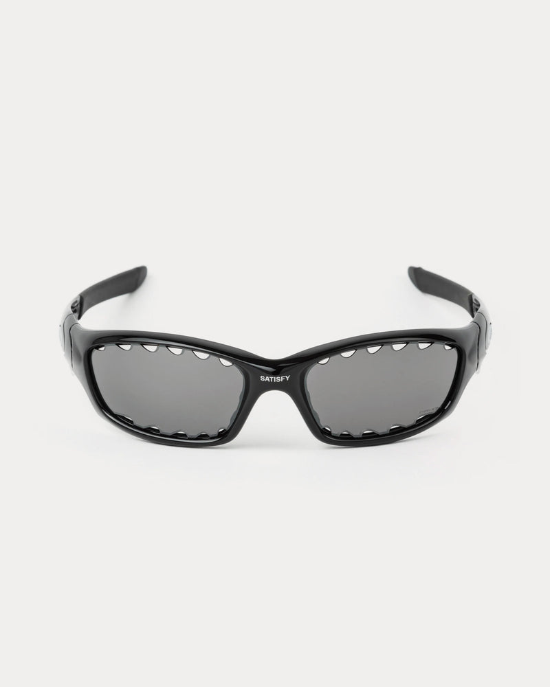 Oakley x Satisfy Straight Jacket Polished Black Sunglasses - 1