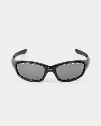 Oakley x Satisfy Straight Jacket Polished Black Sunglasses