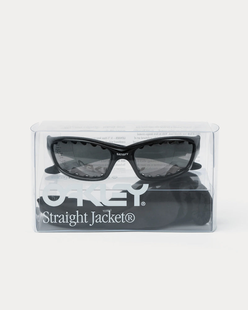 Oakley x Satisfy Straight Jacket Polished Black Sunglasses - 2