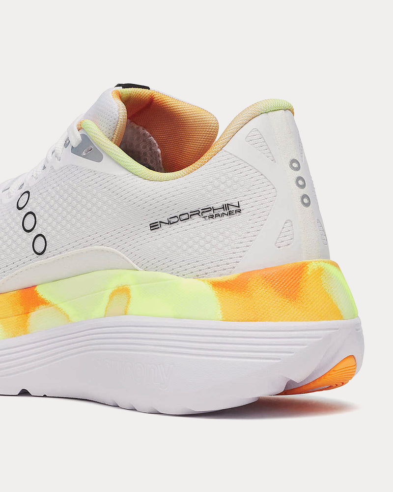 Saucony Endorphin White / Black Running Shoes - 5