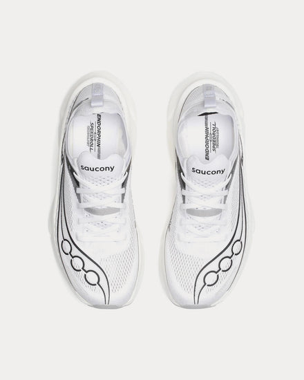 Saucony Endorphin Elite 3 White / Black Running Shoes - 2